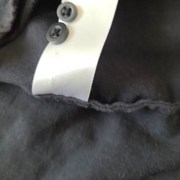 Everlane Womens SZ 2 Silky 100% Cotton relaxed boyfriend button down Indigo Blue - Picture 11 of 11